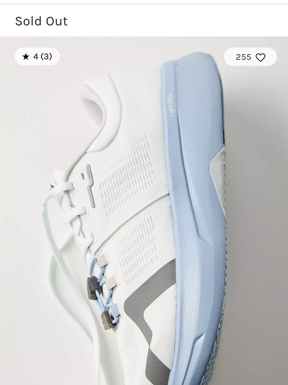 Free People Mount to Coast R1 Running Shoes Sneakers Twilight Blue White 11 - Picture 2 of 14